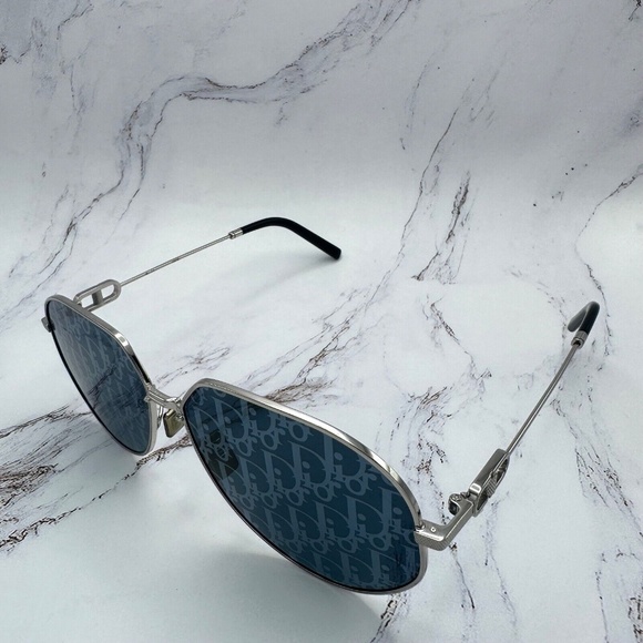 ❌ SOLD ❌ Christian Dior Aviator Sunglasses Mens Dior Logo Mirrored Lenses CD - Picture 14 of 16
